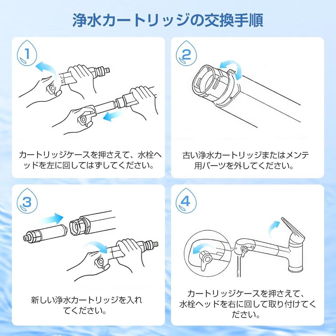 TJS-TC-S19 交換用カートリッジSFC0002T標準キッチン浄水栓用浄水