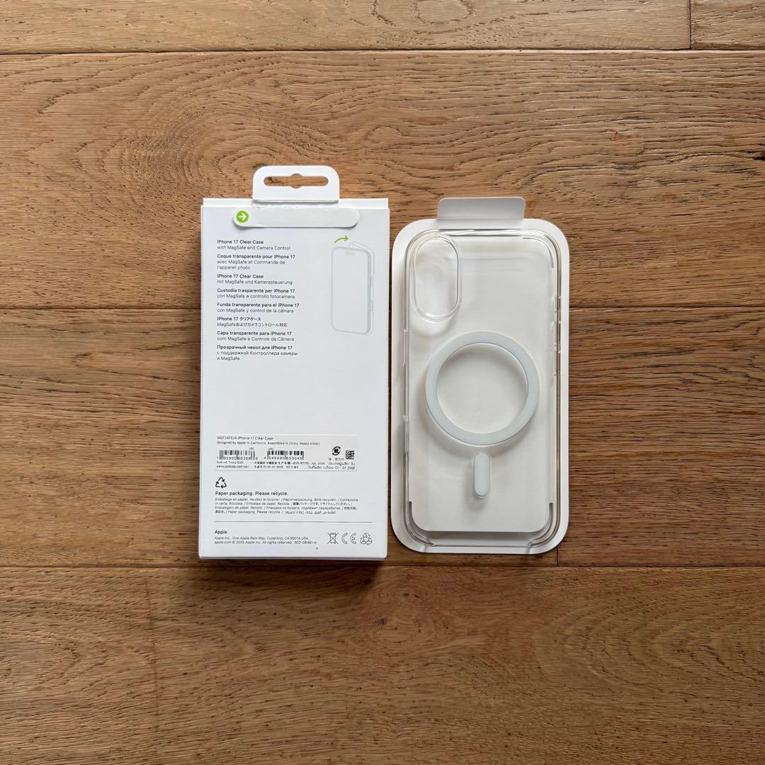 Apple純正 iPhone 17 クリアケース MagSafe対応
