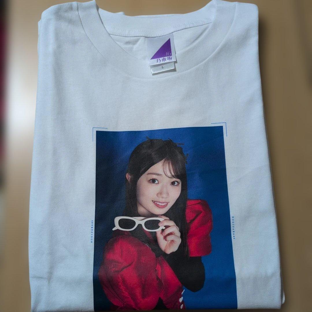 乃木坂46 愛宕心響 モバイルガチャS賞 フォントTシャツ Lサイズ 新品