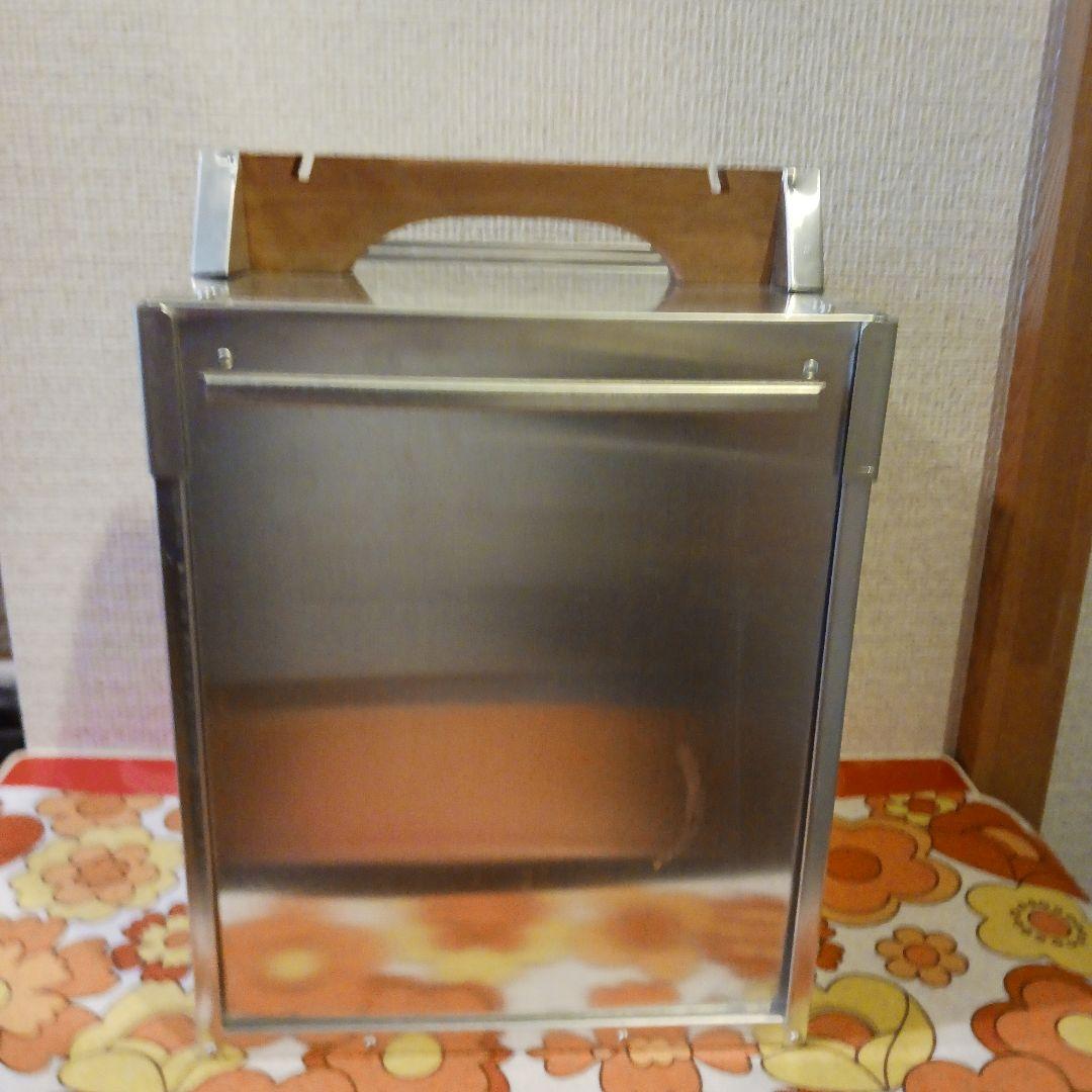 アルミ製 ボックス型 ストレージコンテナ オカモチ 出前箱 レトロ 食堂