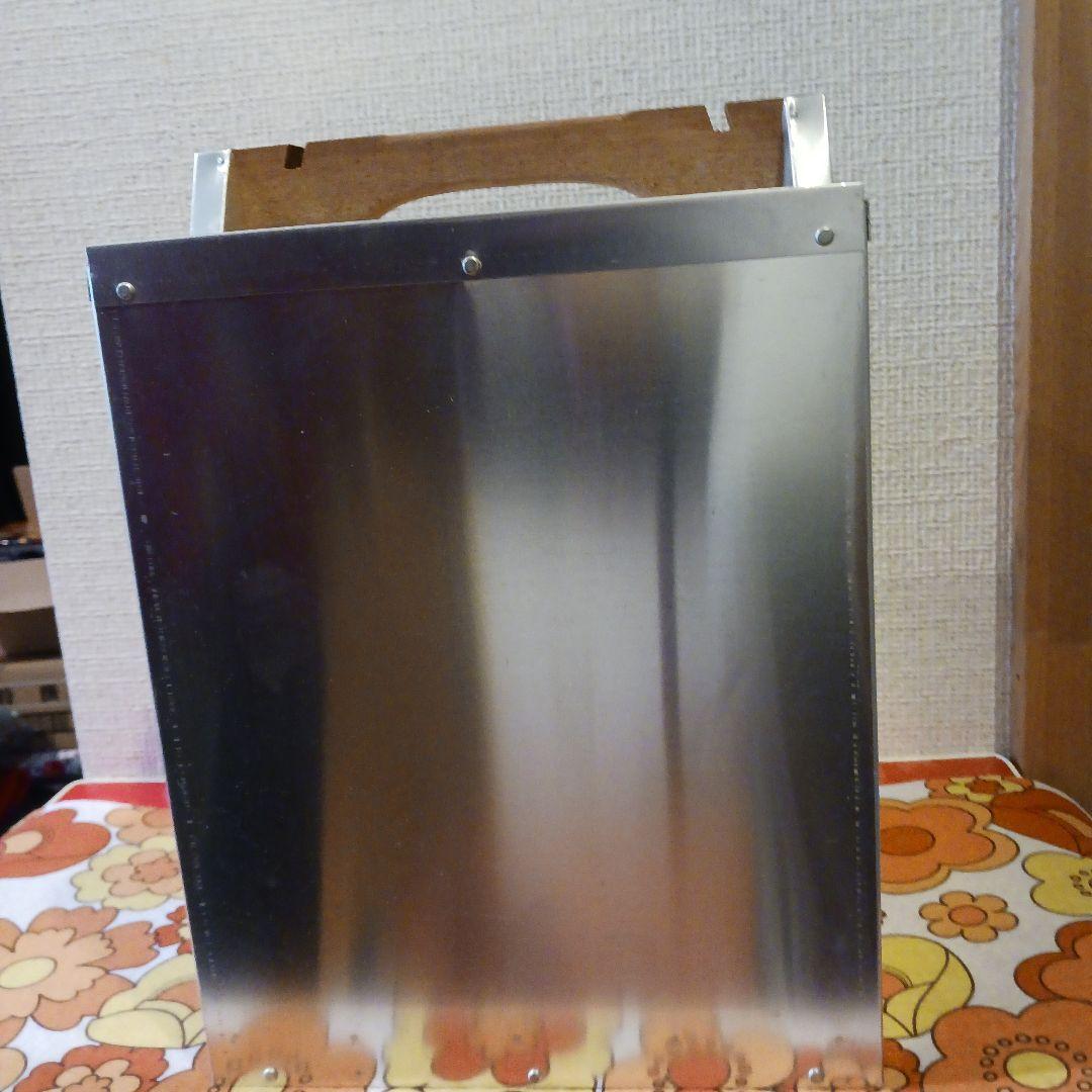 アルミ製 ボックス型 ストレージコンテナ オカモチ 出前箱 レトロ 食堂