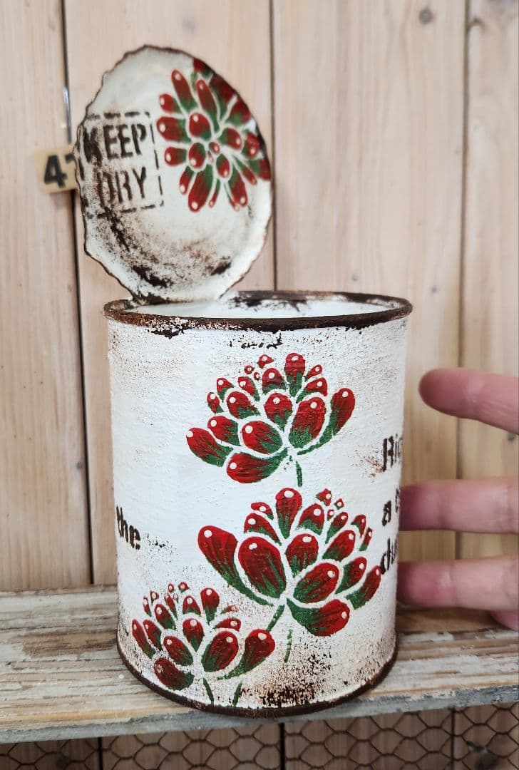 みぃ様❤️❤️❤️専用です。478 ふたつき業務中缶リメ缶