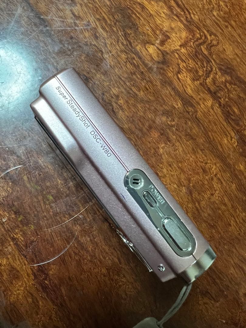 【動作確認済】SONY Cyber−Shot DSC-W80 ピンク