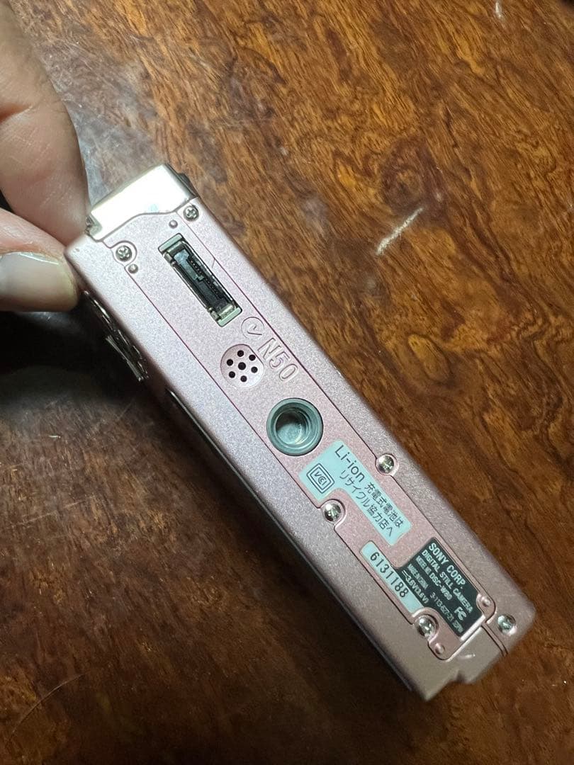 【動作確認済】SONY Cyber−Shot DSC-W80 ピンク