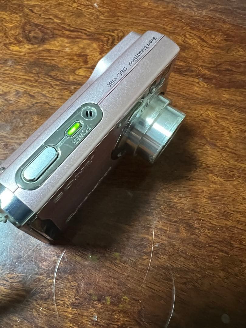 【動作確認済】SONY Cyber−Shot DSC-W80 ピンク