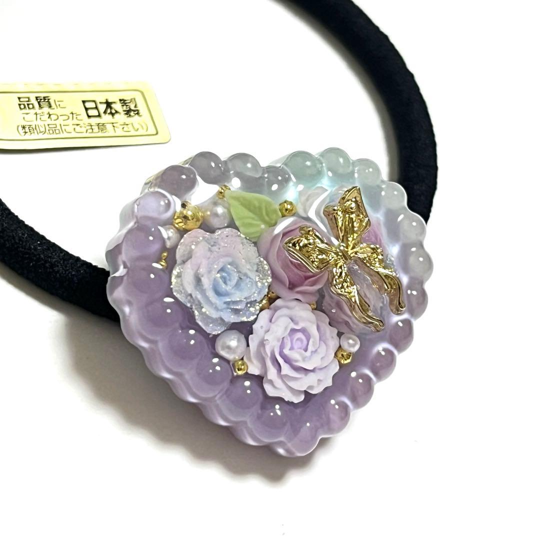 mamerin ♪様お取り置きです。Ｎｏ．370 ハート つぶつぶ レジン バラ
