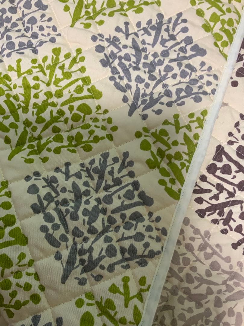 FABRIC'S ファブリックス キルティング　ベッドカバー 140×200 木