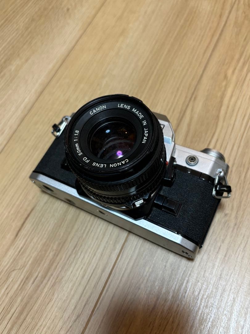整備品 Canon AE-1 FD 50mm f1.8 オールド一眼レフ