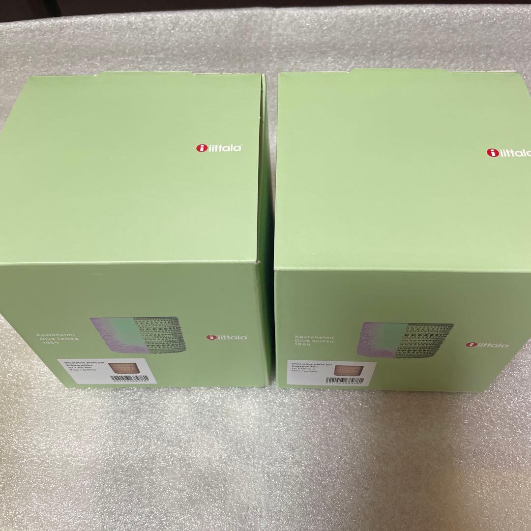 新品　 Kastehelmi プラントポット 2個セット　おまけ付