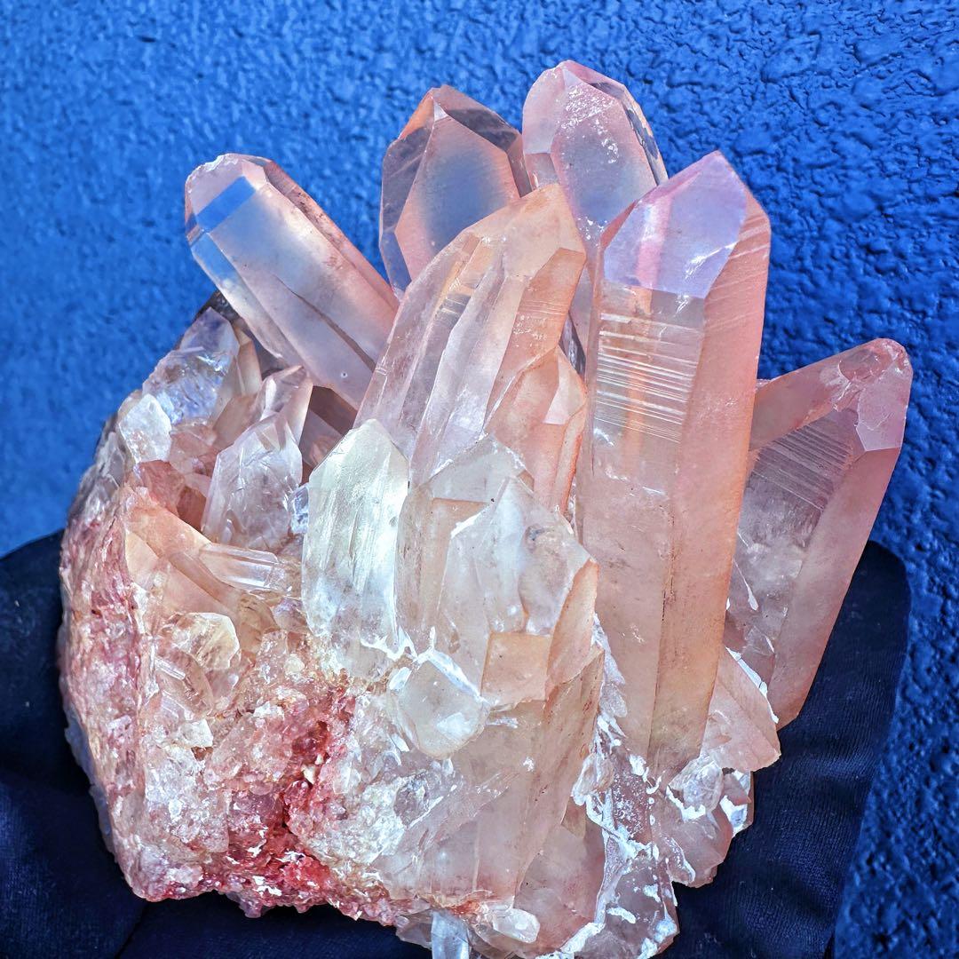 爆アレ❗️高品質❗浄化❗️超強いパワー ピンク♡ヒマラヤ クラスター天然石A1322