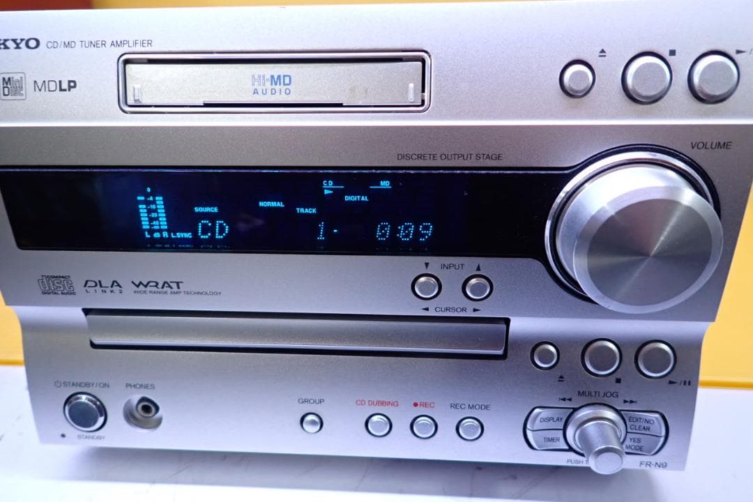 xm292#ONKYO オンキョー FR-N9 CD/MD＆D-N9 スピーカー