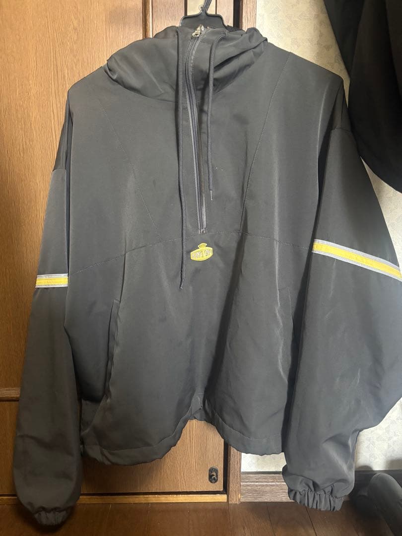 GNU LOGO ANORAK JACKET Sサイズ ダークグレー
