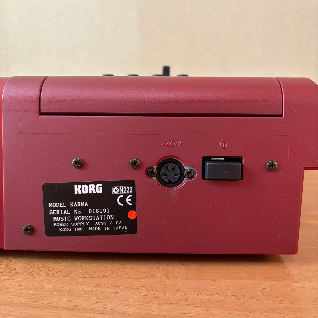 【美品】KORG KARMA 　ACアダプター、専用ケース、マニュアル　動作品