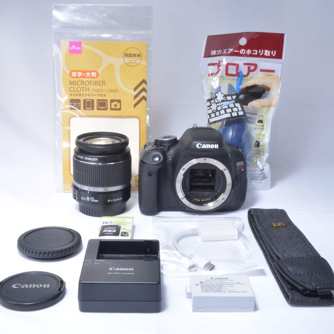 届いてすぐ使える❣️Canon EOS Kiss X5 標準レンズ✨手振れ補正✨