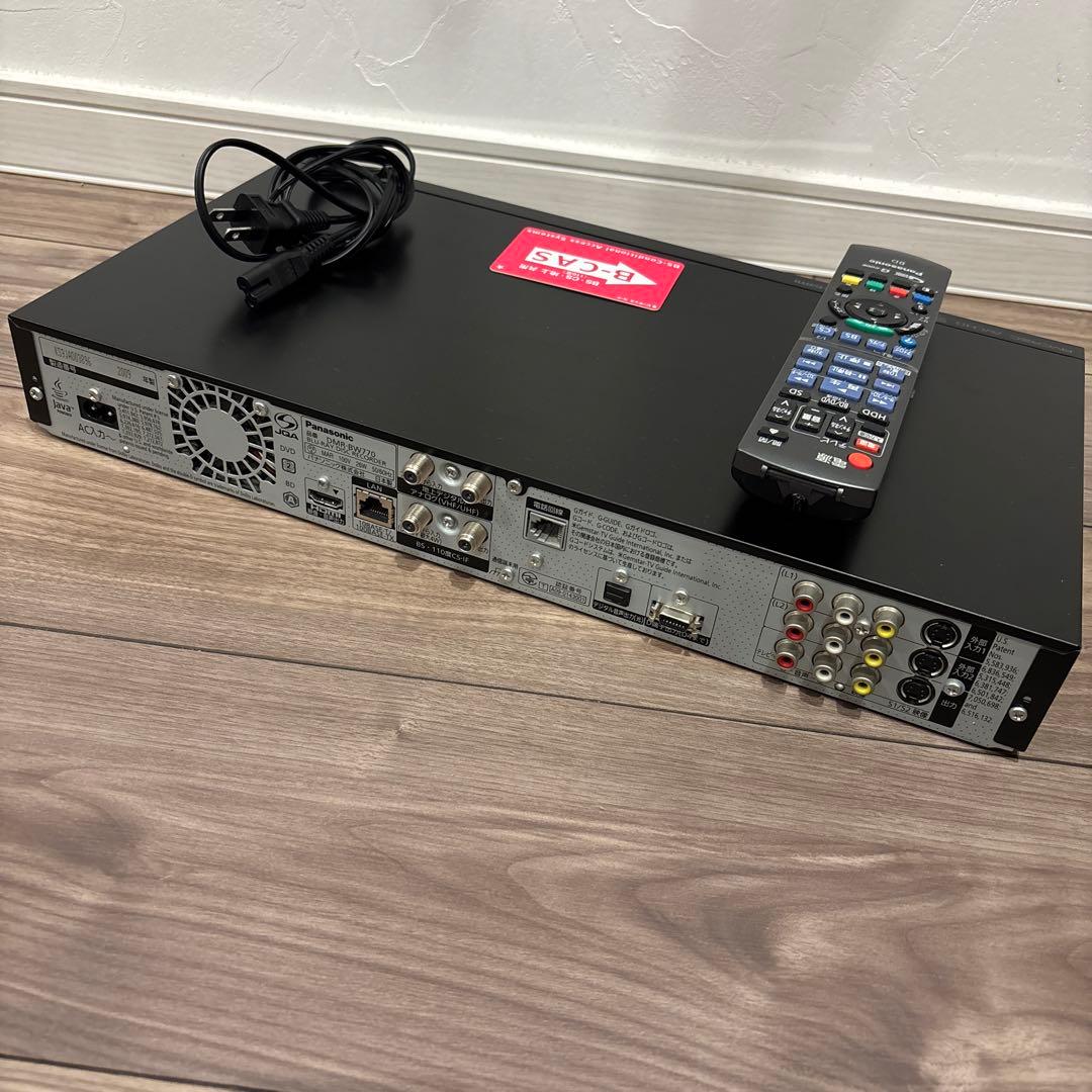 Panasonic DMR-BW770 ブルーレイレコーダー動作確認済