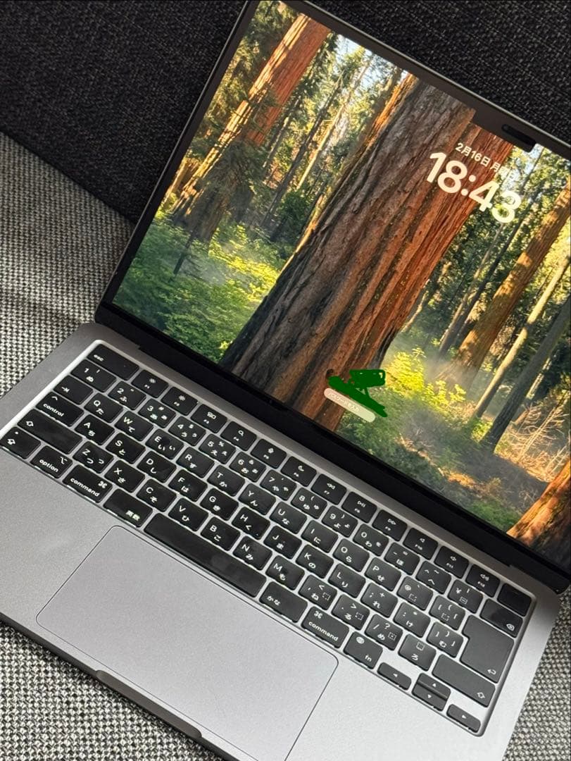 【美品】MacBook Air M2 8GB 256GB 充放電68回