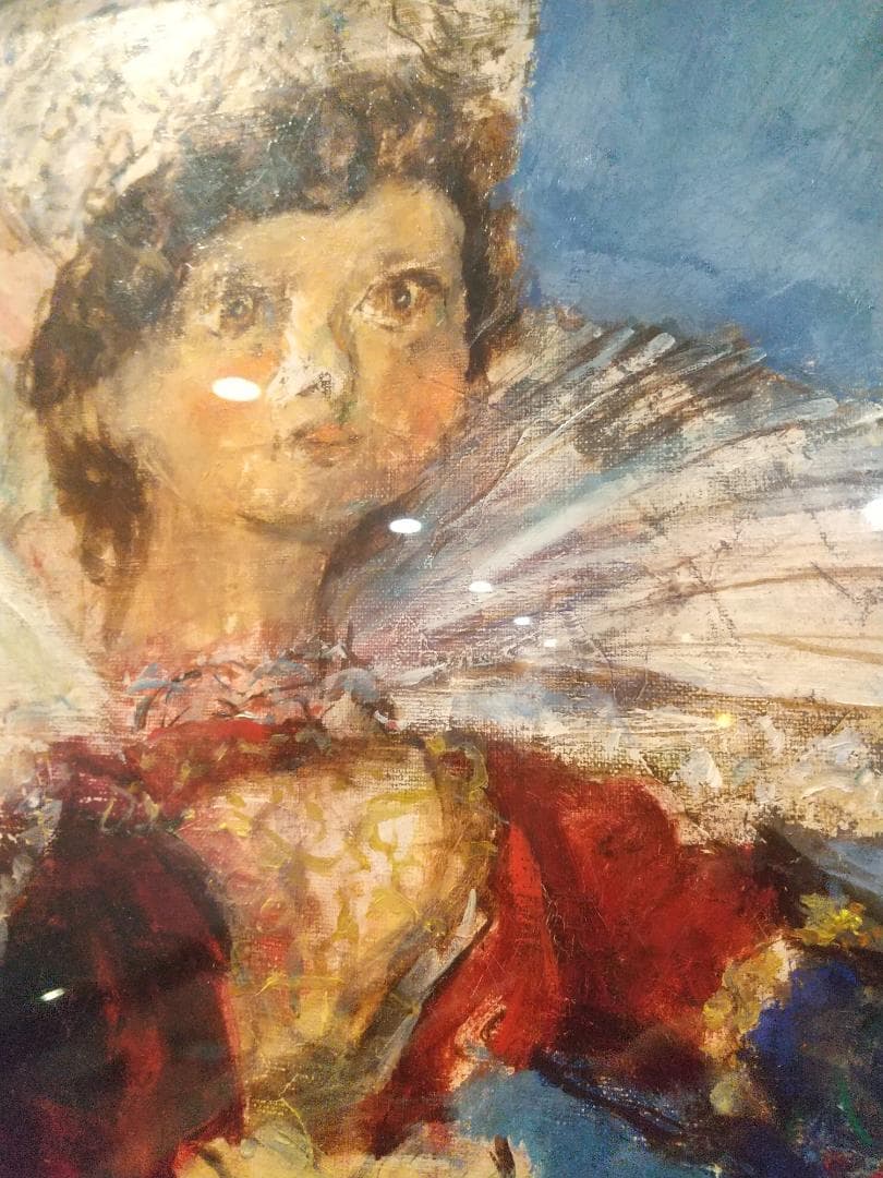 如月セール■油彩■須磨とおる『フランス人形「幸」』絵画　油絵