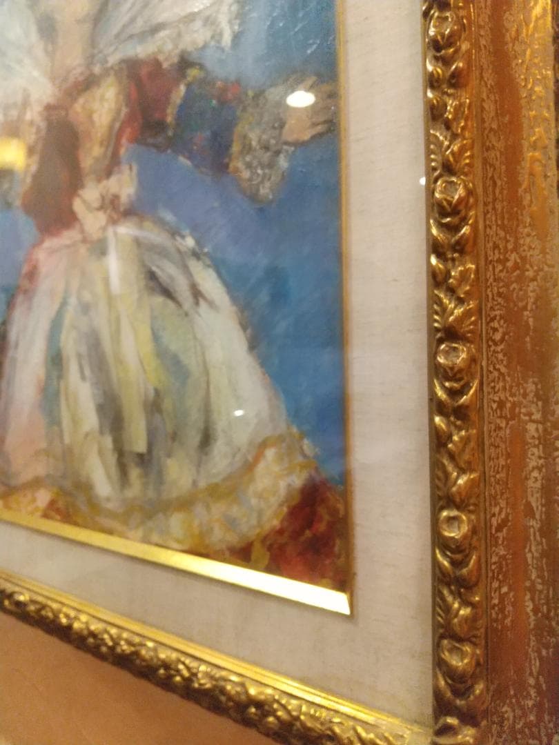 如月セール■油彩■須磨とおる『フランス人形「幸」』絵画　油絵