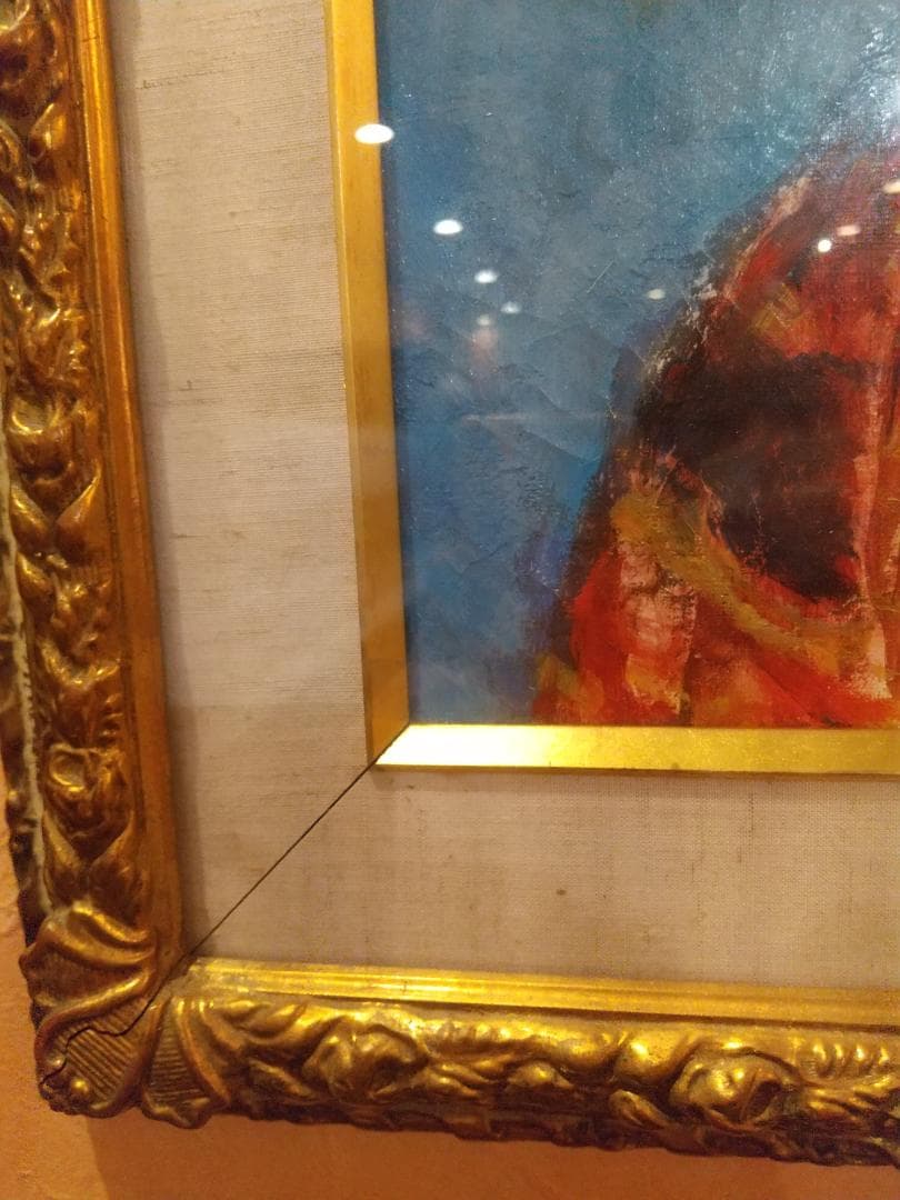 如月セール■油彩■須磨とおる『フランス人形「幸」』絵画　油絵