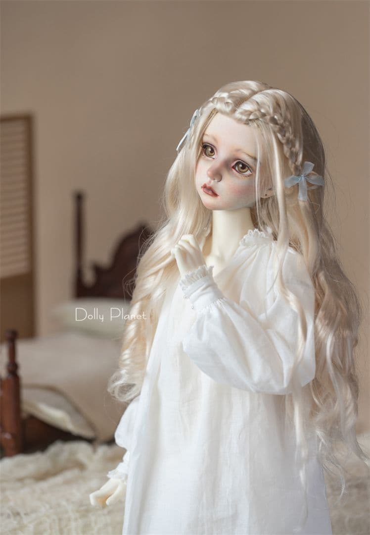 MH223 BJD 1/3 人形 ドール　用ウィッグ カツラ 耐熱 ハンドメイド