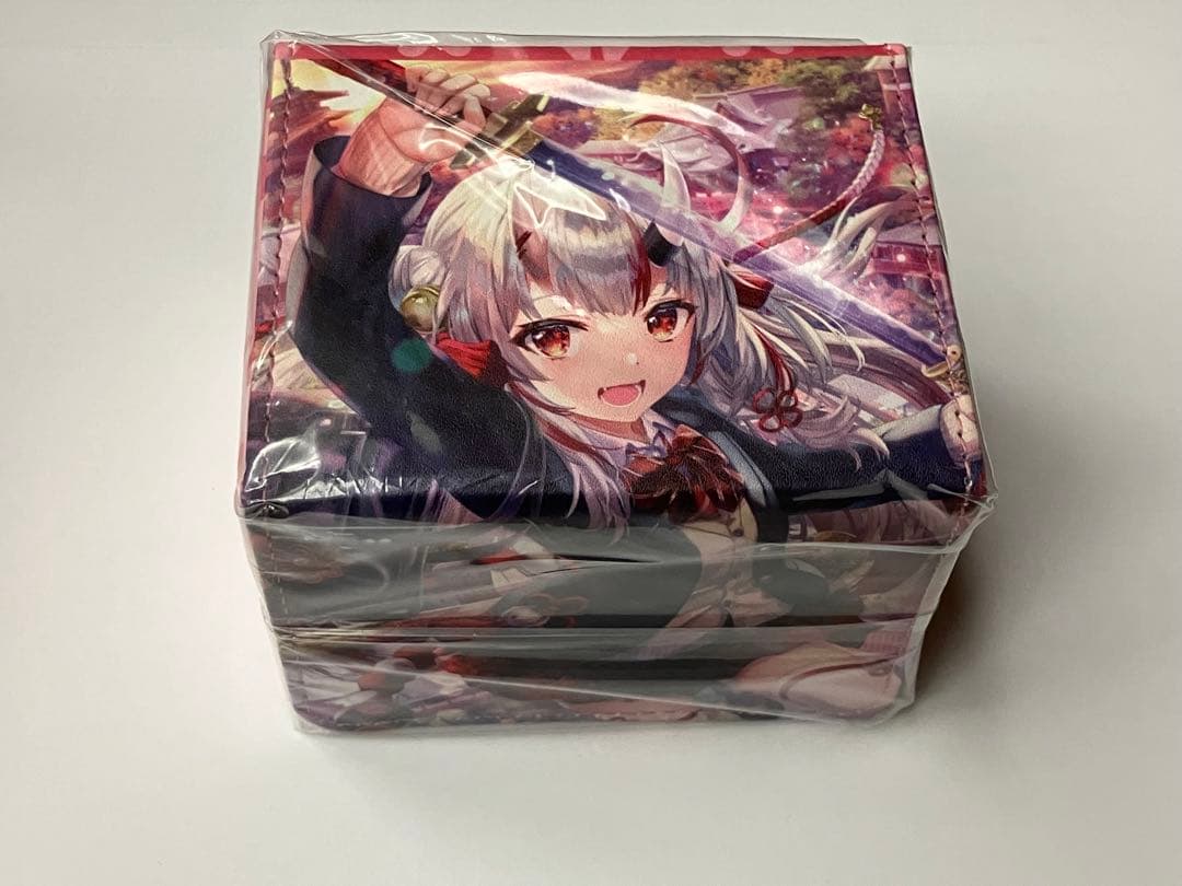 ミッドナイトブルー　ホロライブ　百鬼あやめ　合皮製デッキケース B