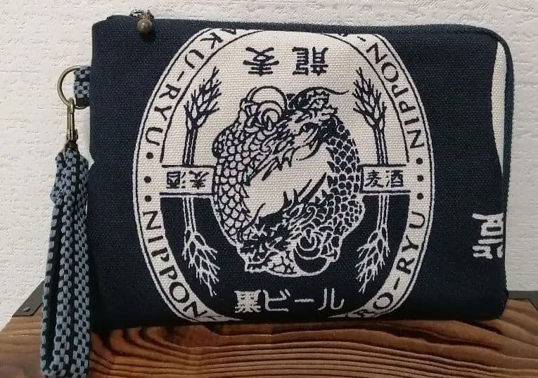 前掛け紐のトートバッグ(昭和レトロ商標　カーキ)等4点セット