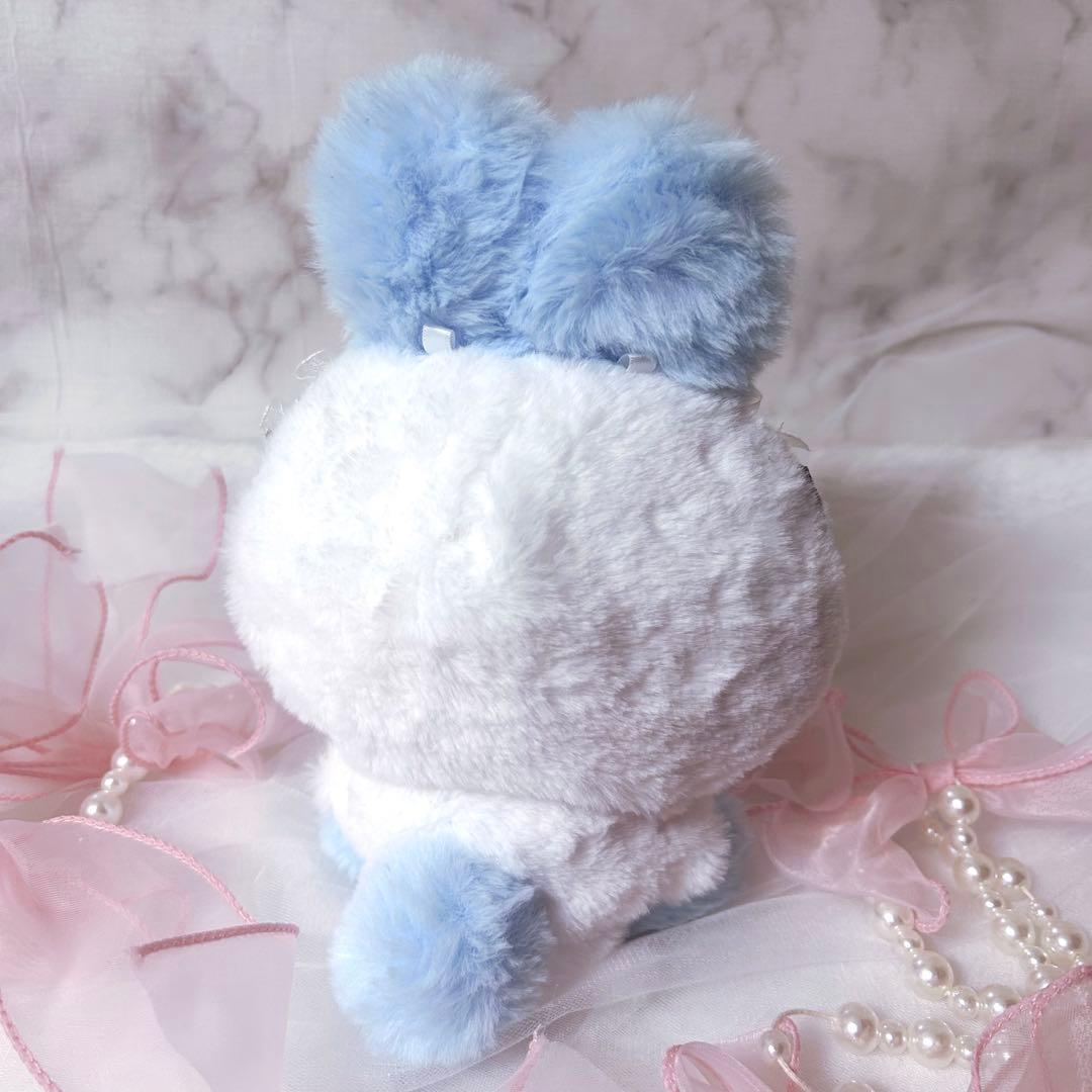 おすわり ぬい服 16cm ❤︎ うさぎ 水色 黒 アリス