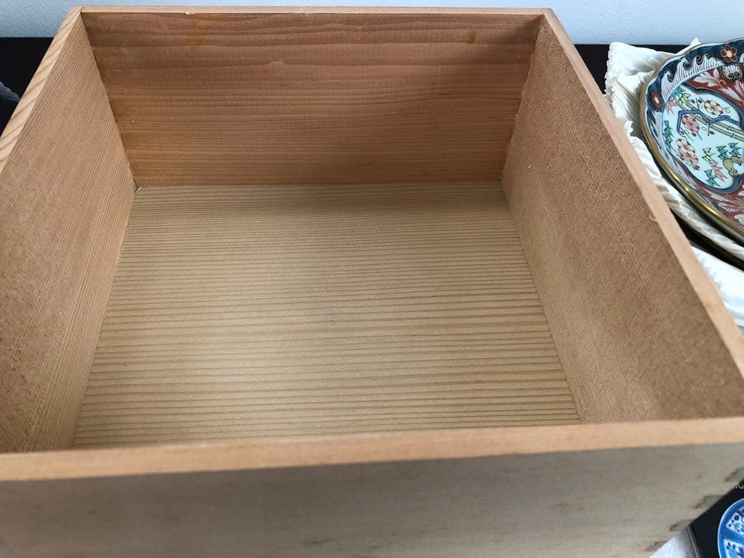 【未使用品】有田焼　清右衛門　松竹梅山水図　平皿　5枚　18.5㎝