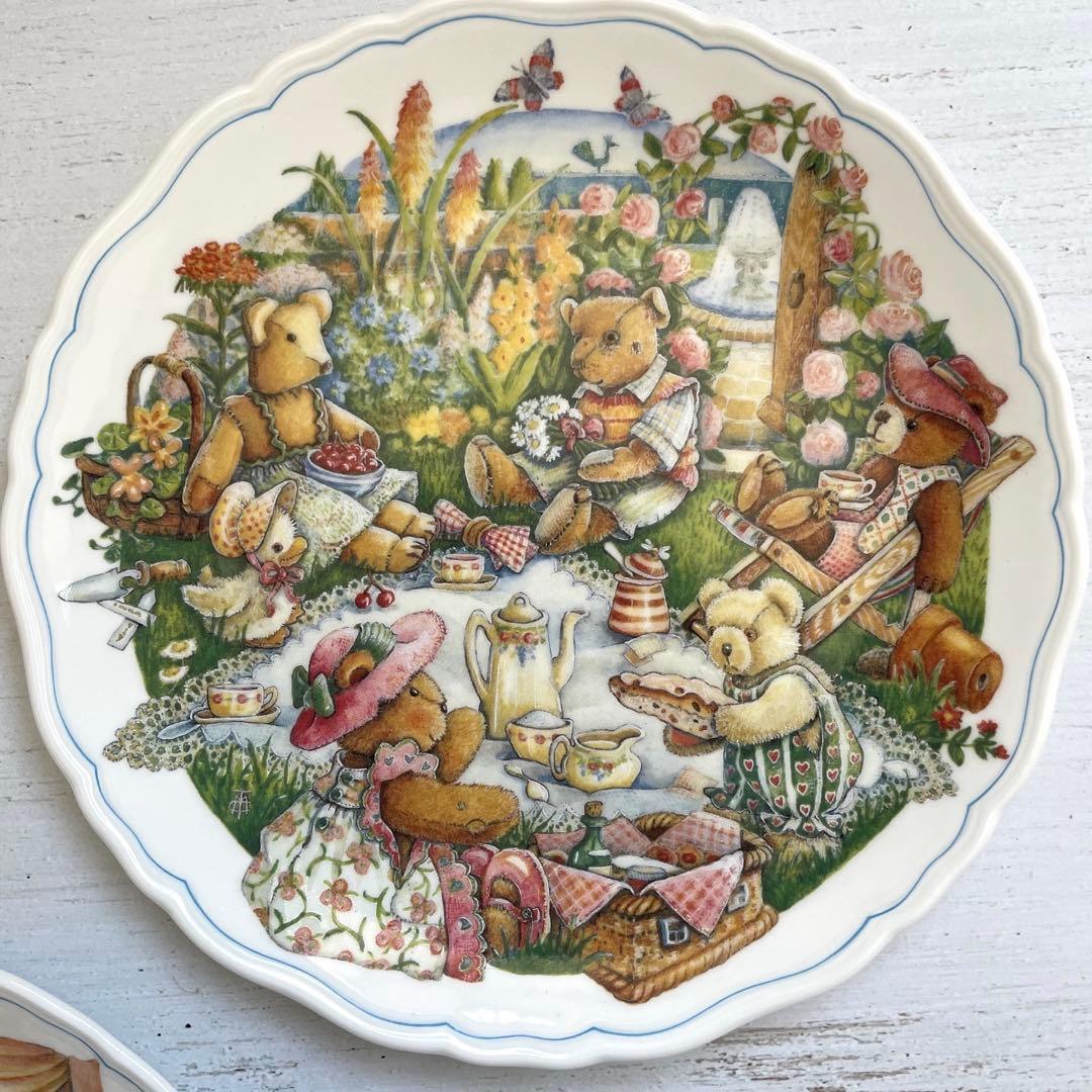 希少！ロイヤルアルバートTeddy Bear Tales 飾り皿1994年3枚