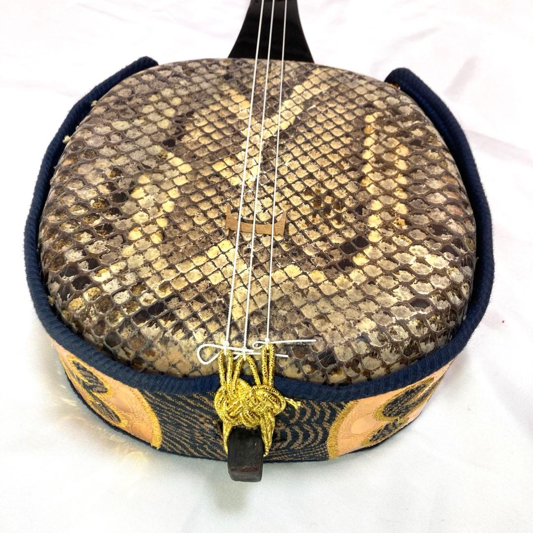 三線 沖縄 本蛇革 蛇革 蛇皮 ケース 付属品 和楽器 初心者 中級者