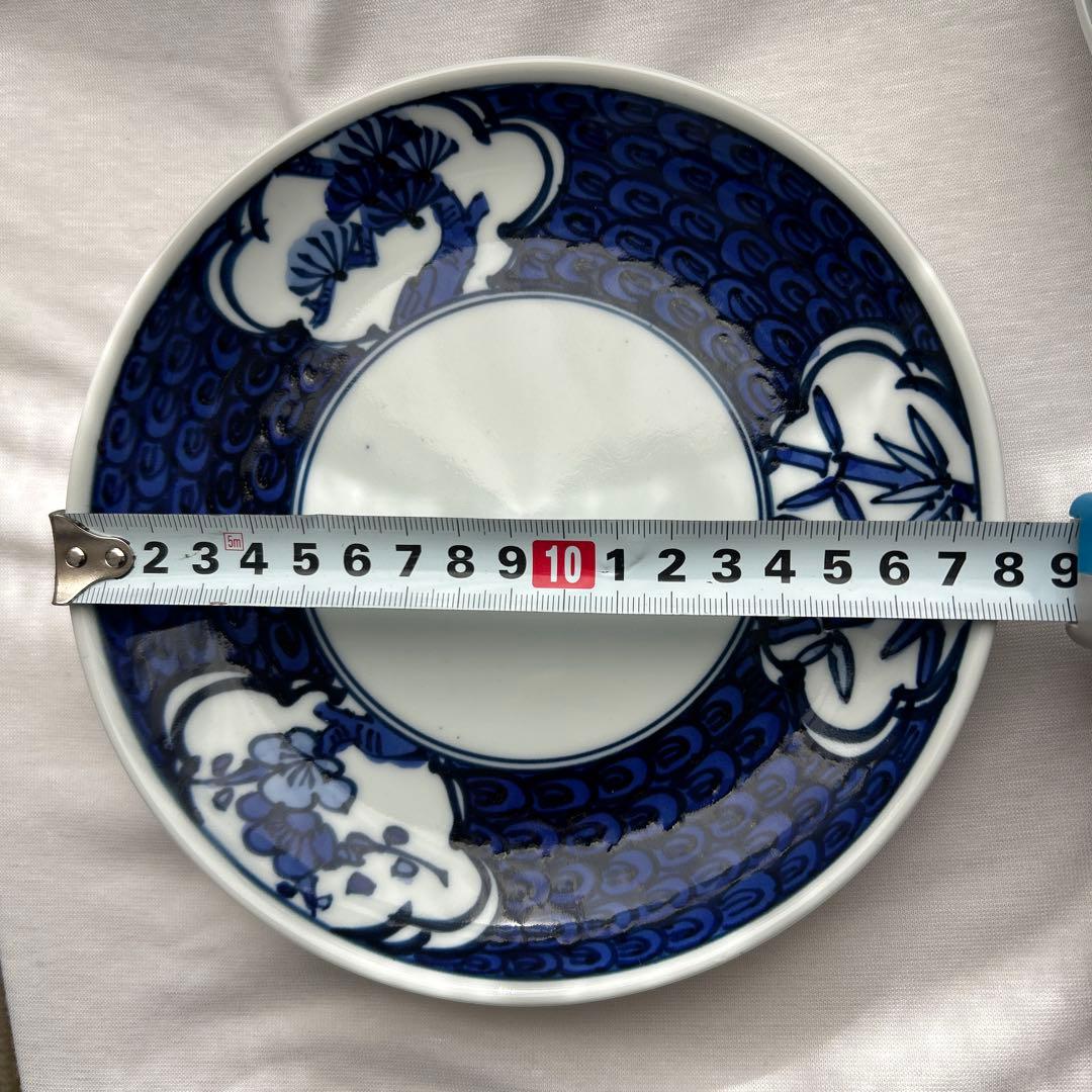 其泉　お皿　5枚　松竹梅