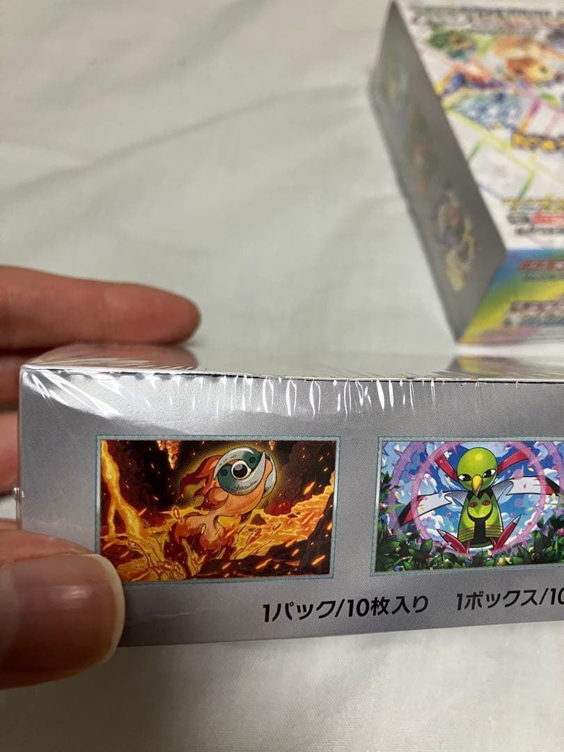 ポケモンカードゲーム テラスタルフェスex 4ボックス　凹みあり　シュリンク付き