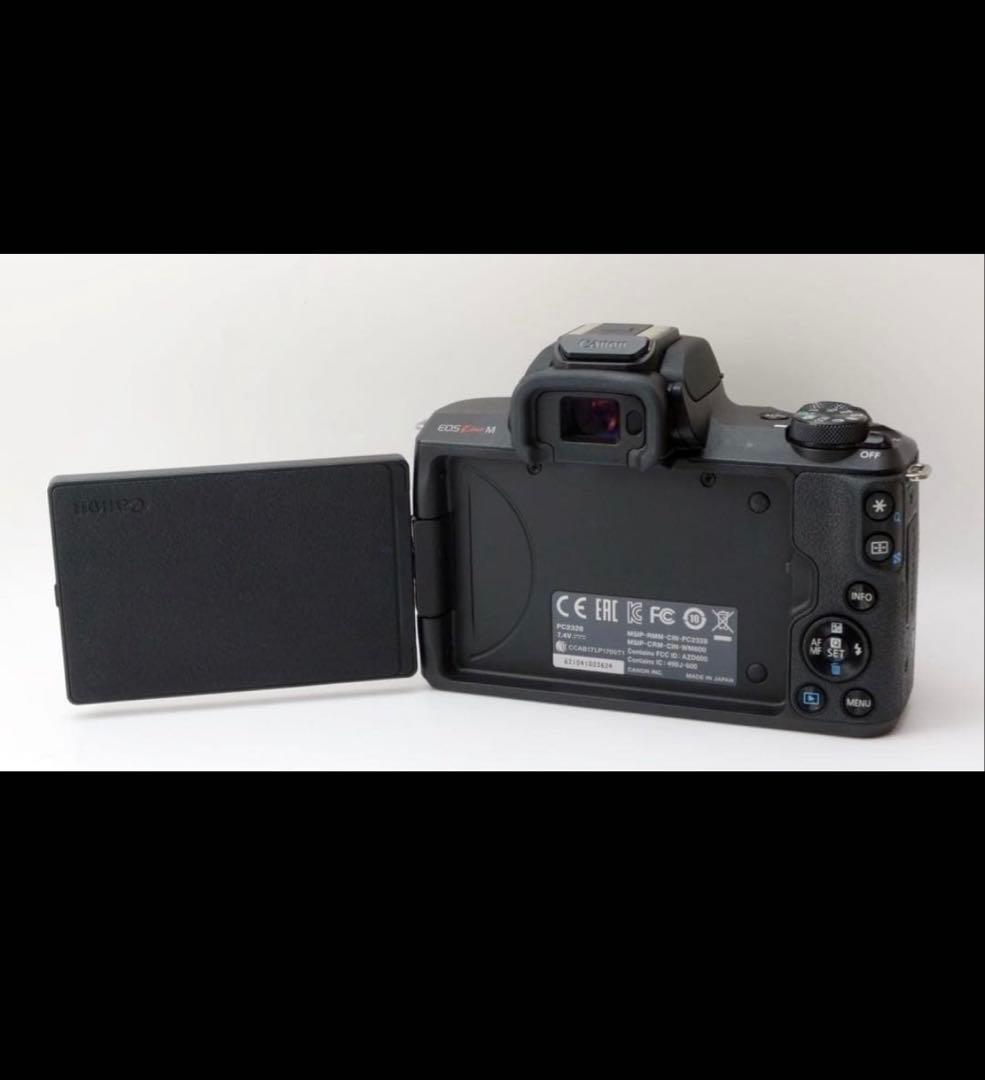 ★Canon EOS kiss M★美品●Wi-Fi搭載●初心者に超おすすめ