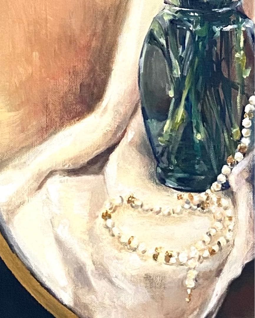 オリジナル絵画「カーネーションのある静物」