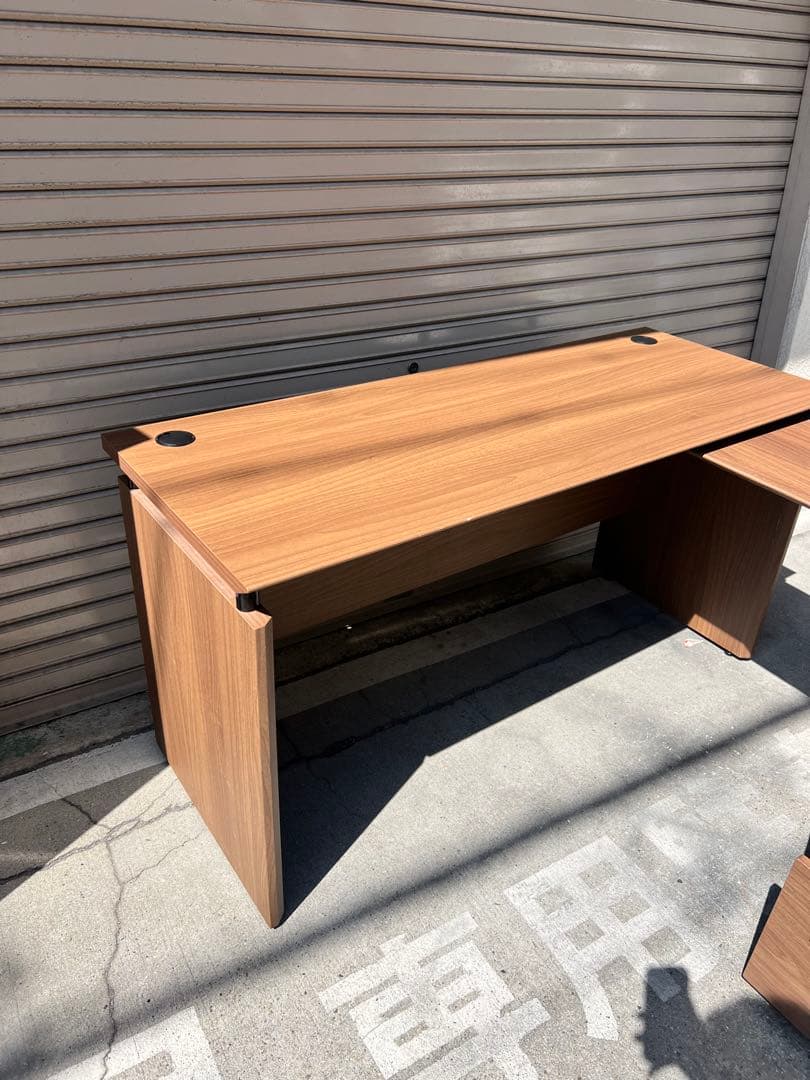 A848♦️【ニトリ】L字デスク ワークデスク 収納付き ♦️配送設置可