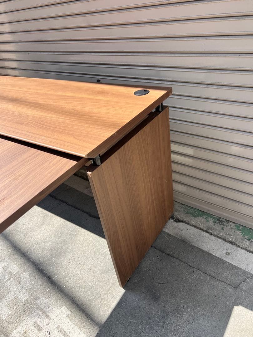 A848♦️【ニトリ】L字デスク ワークデスク 収納付き ♦️配送設置可