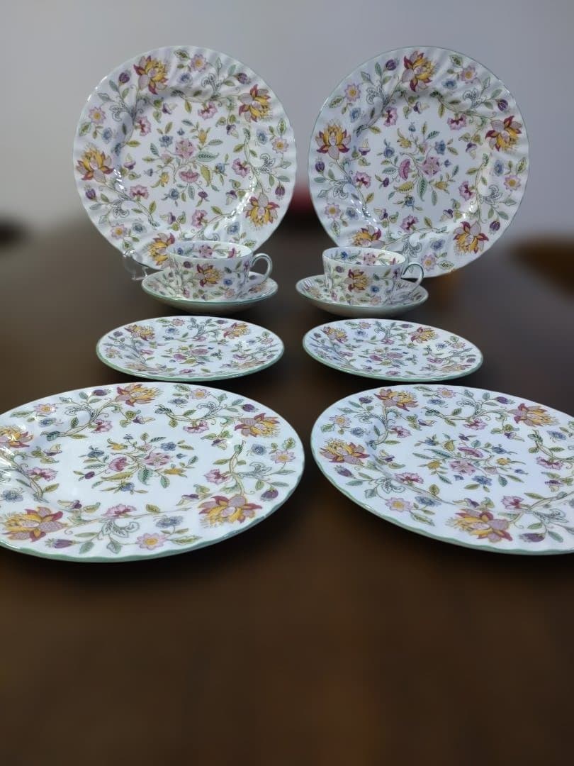 MINTONティーカップ、プレート、10点セット