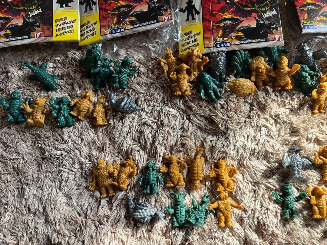 当時物 怪獣大集結 其ノ壱 ウルトラマン アンティッQ 怪獣消しゴム ガラモン