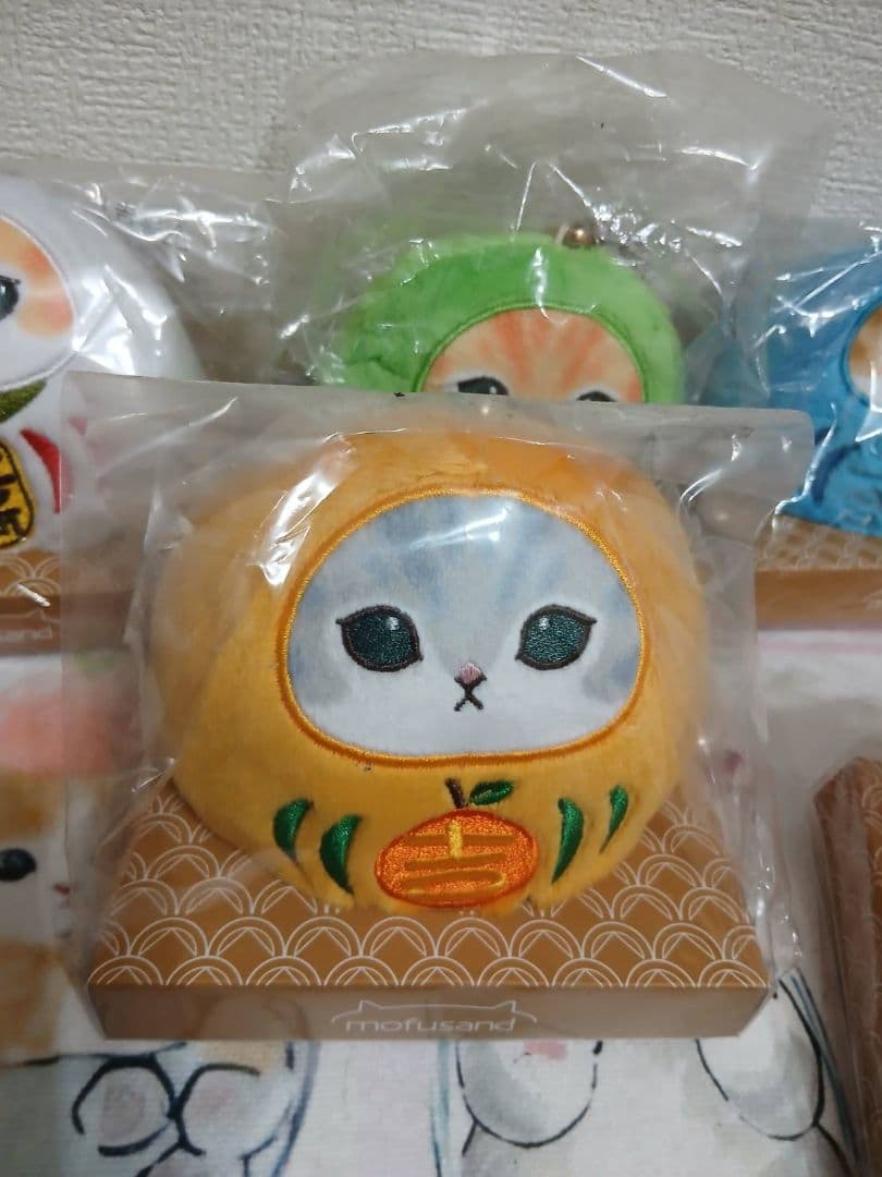 香港限定モフサンドmofusand❀ダルマにゃん５種セット