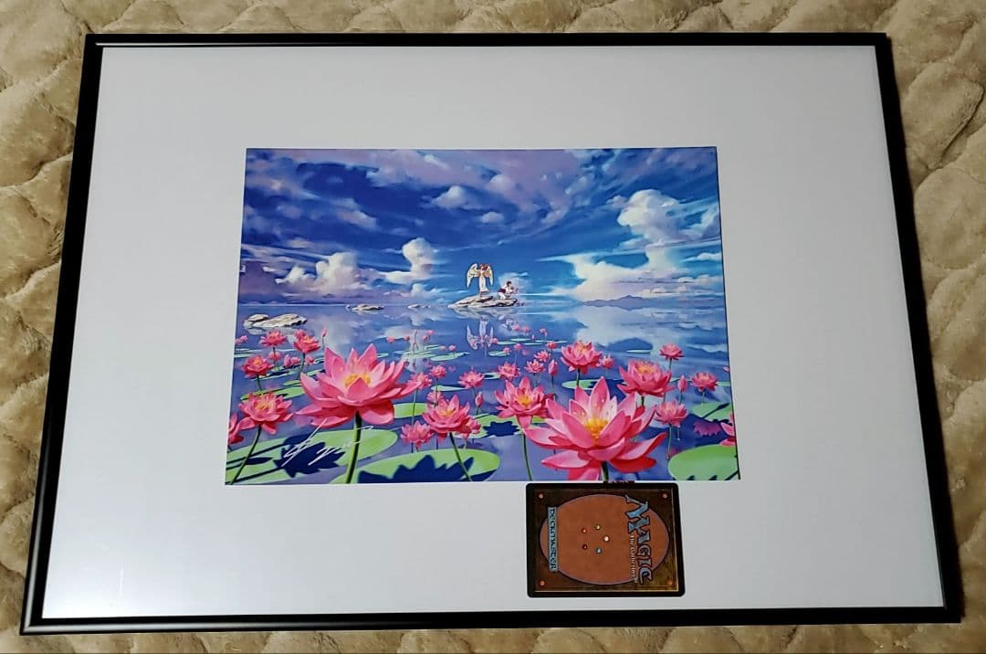 花の絨毯 Johannes Voss 複製原画 サイン入り サインド  MTG