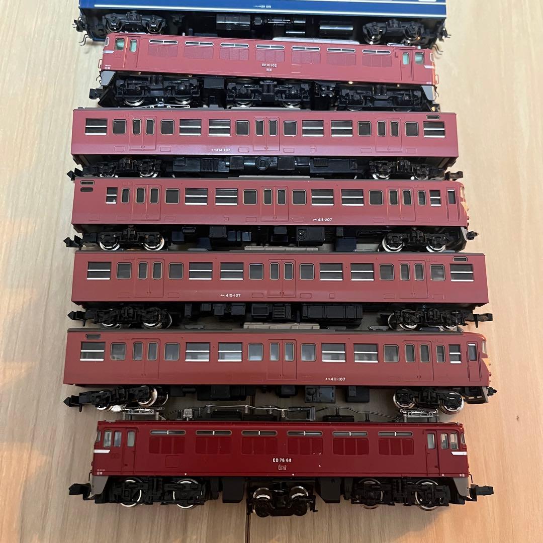 Nゲージ鉄道模型セット 収納ケース付き