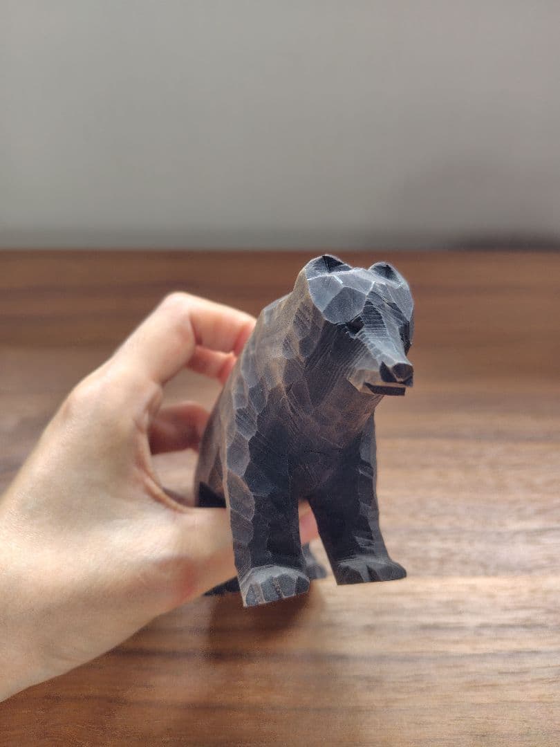 木彫り熊　ヨーロッパ