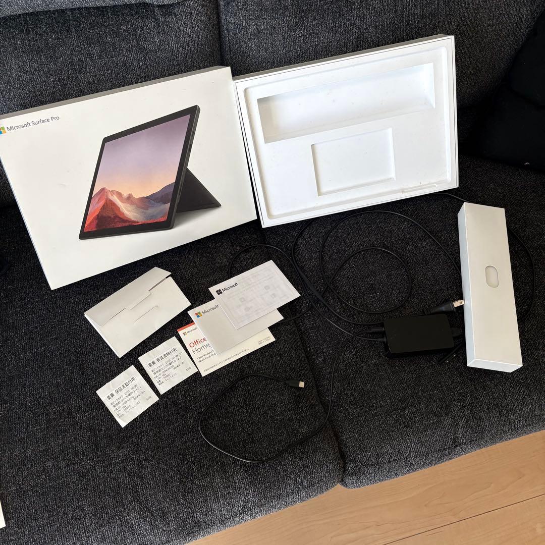 Surface pro7 i5/8gb/256gb動作確認済キーボード付WiFi