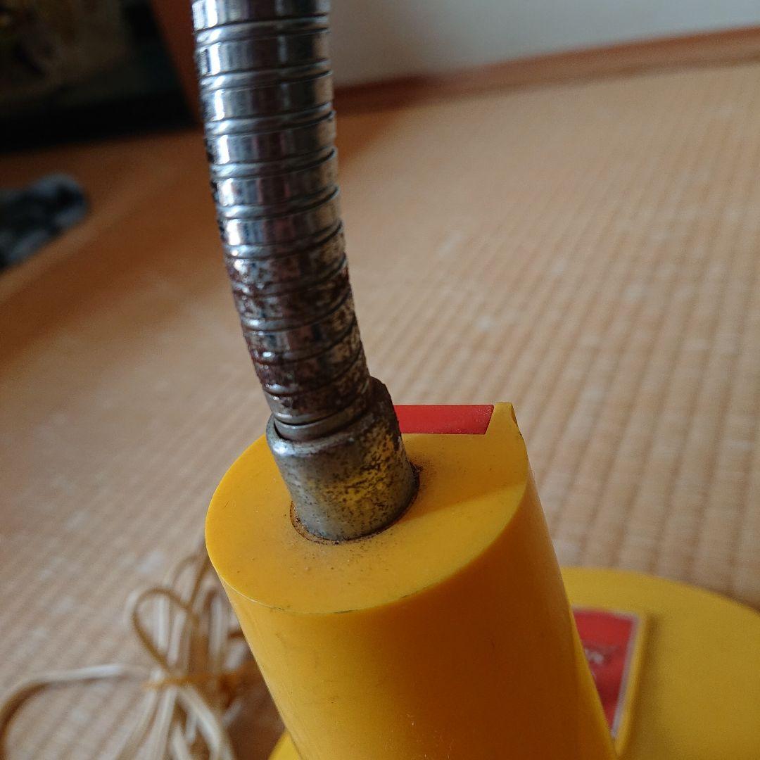 昭和レトロNEC製品電気スタンドイエロー