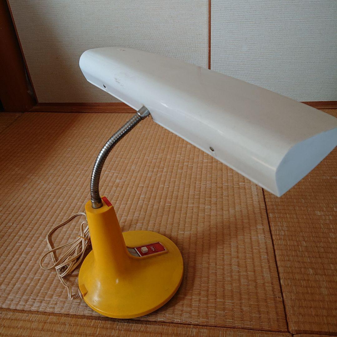 昭和レトロNEC製品電気スタンドイエロー