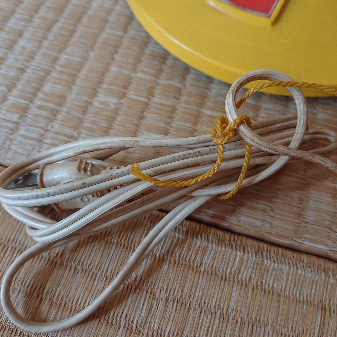 昭和レトロNEC製品電気スタンドイエロー