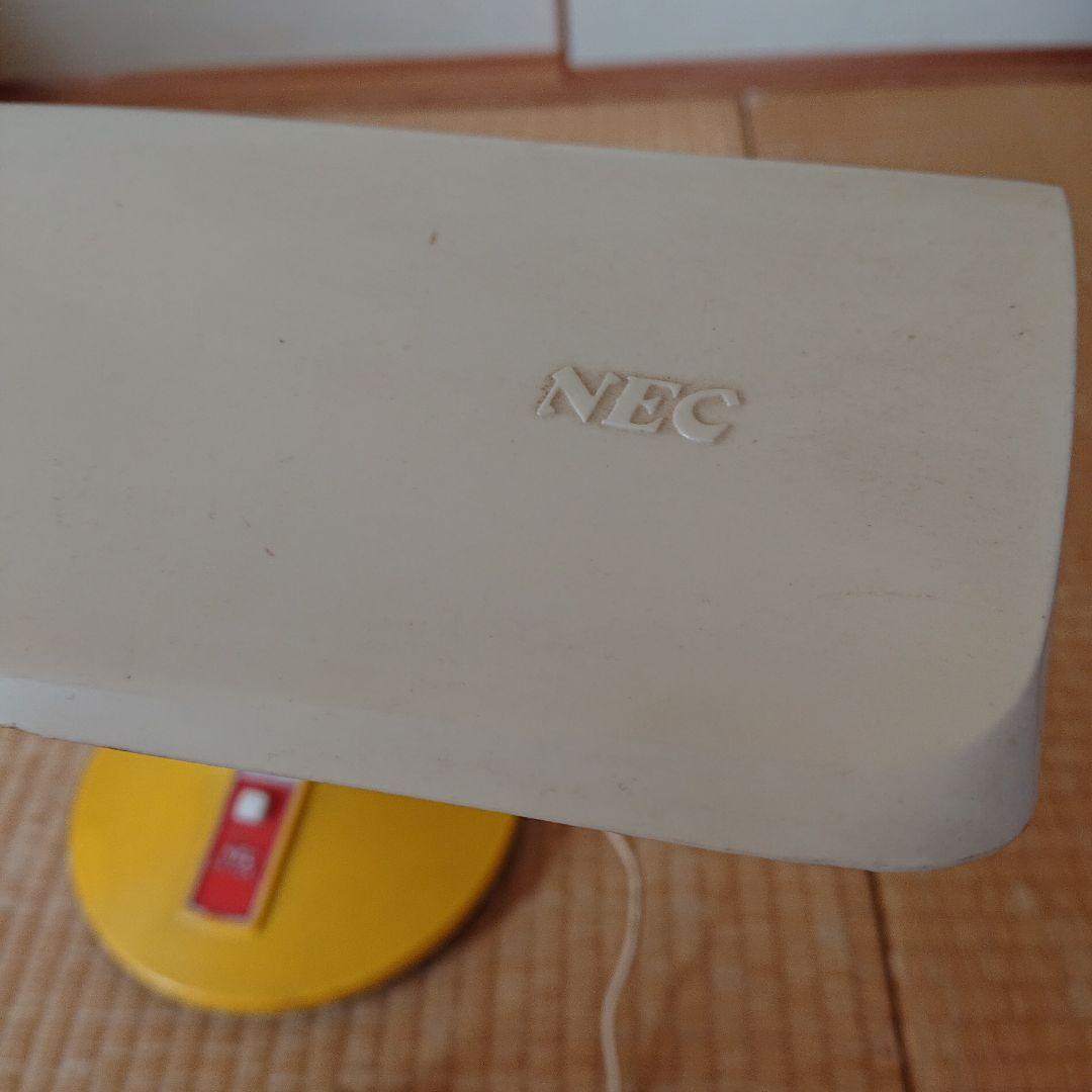 昭和レトロNEC製品電気スタンドイエロー