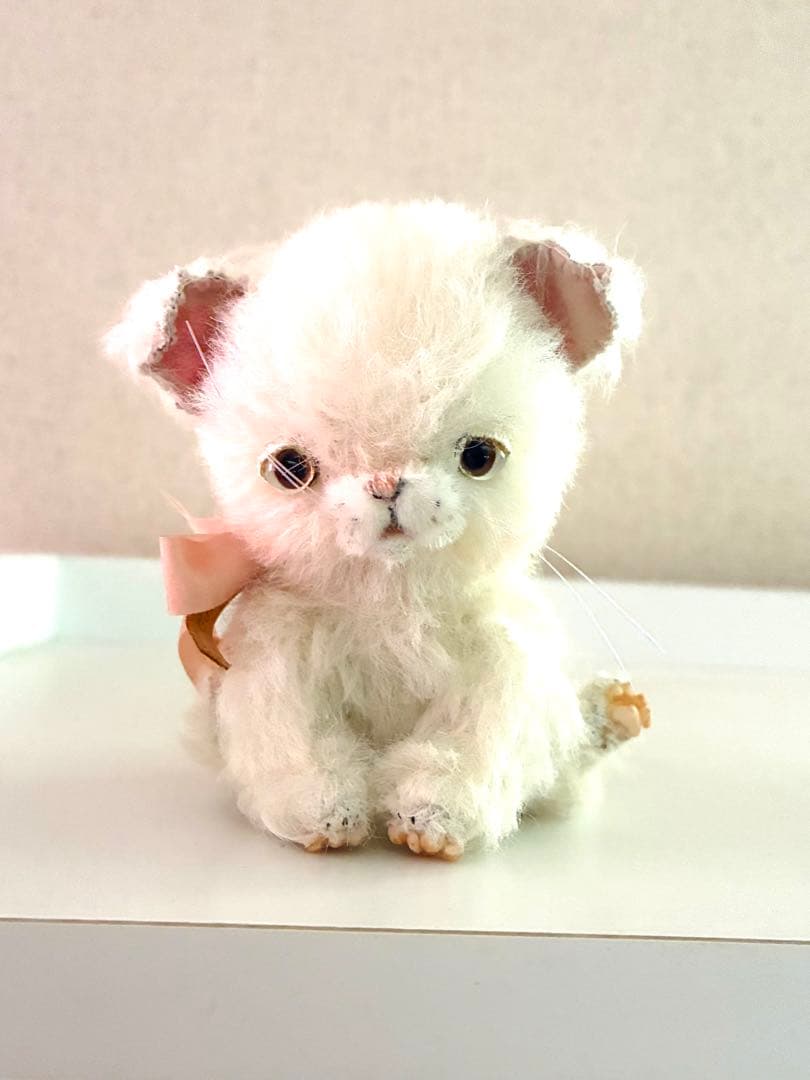 haco deco様 白い子猫 ぬいぐるみ
