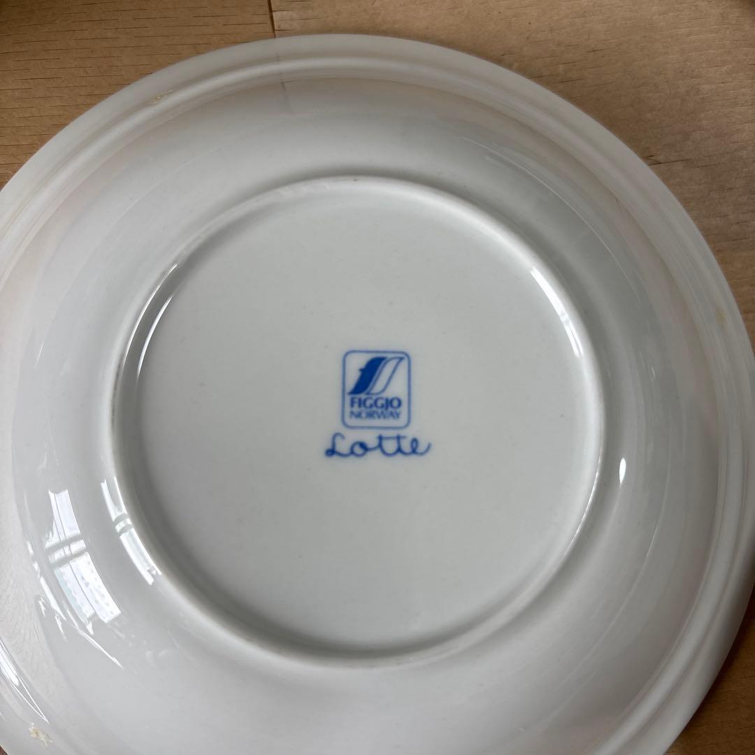【 フィッギオ 】Lotte ボウル　中鉢　2客　新品未使用
