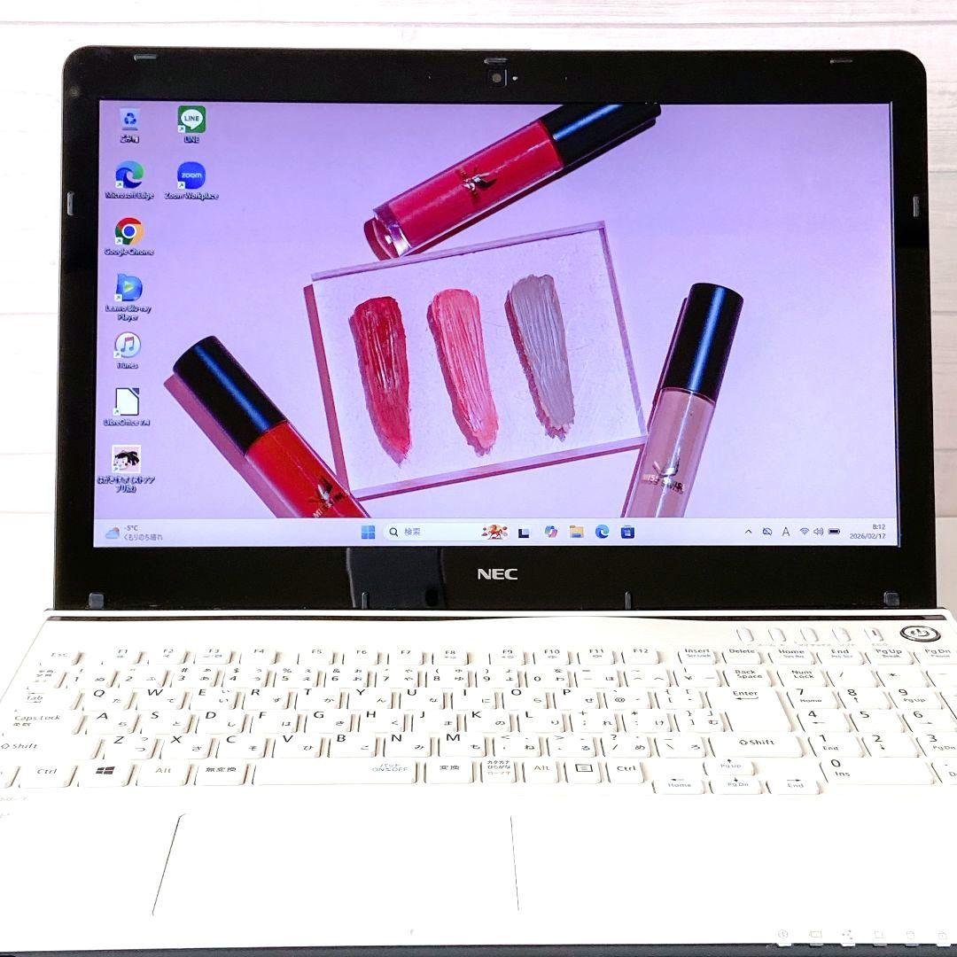LAVIE/Windows11/8GB/1TB/カメラ/NECノートパソコン/6